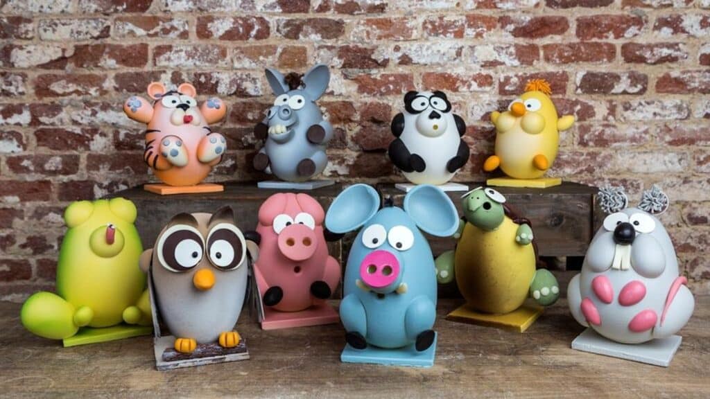Figuras de chocolate